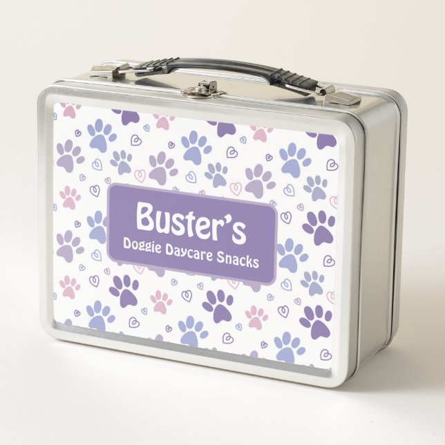 Dog Daycare Personalised Lunch Box  (Front)