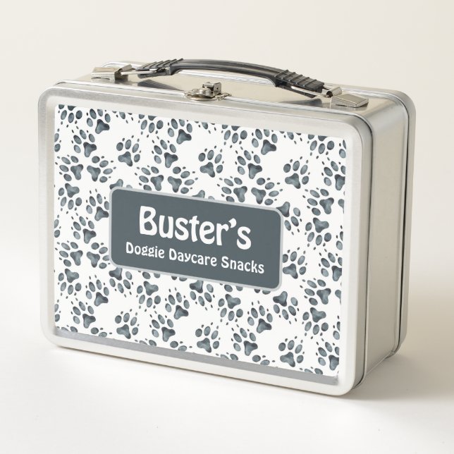 Dog Daycare Personalised Lunch Box  (Front)