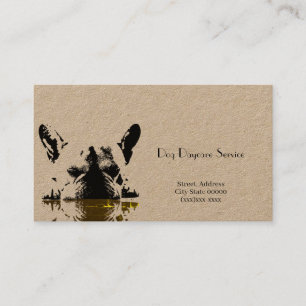 Dog Daycare Service Business Card