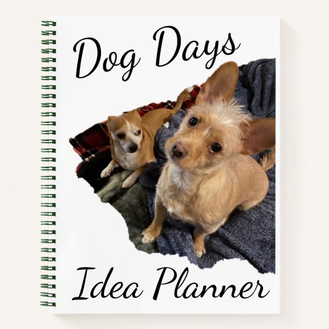 Dog Days Idea Planner Notebook (Front)