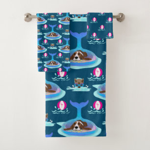 Dog Days Of Summer Bath Towel Set