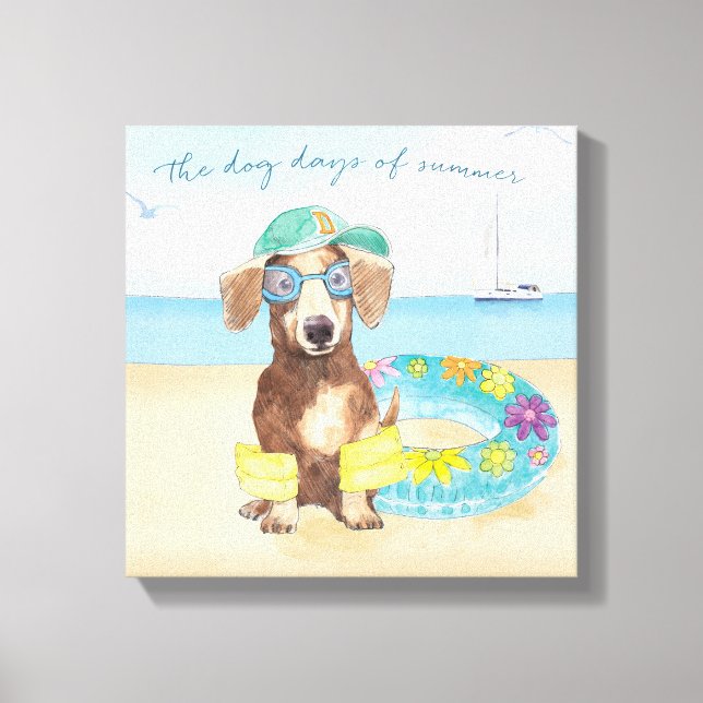Dog Days of Summer Canvas Print (Front)