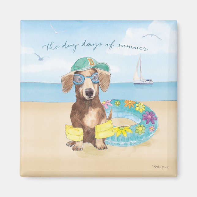Dog Days of Summer Magnet (Front)
