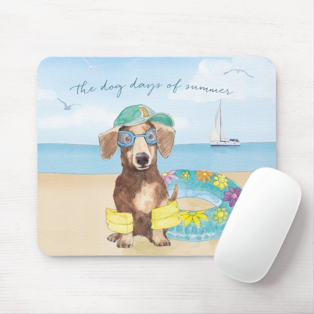 Dog Days of Summer Mouse Mat (With Mouse)
