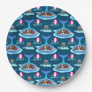 Dog Days Of Summer Paper Plate