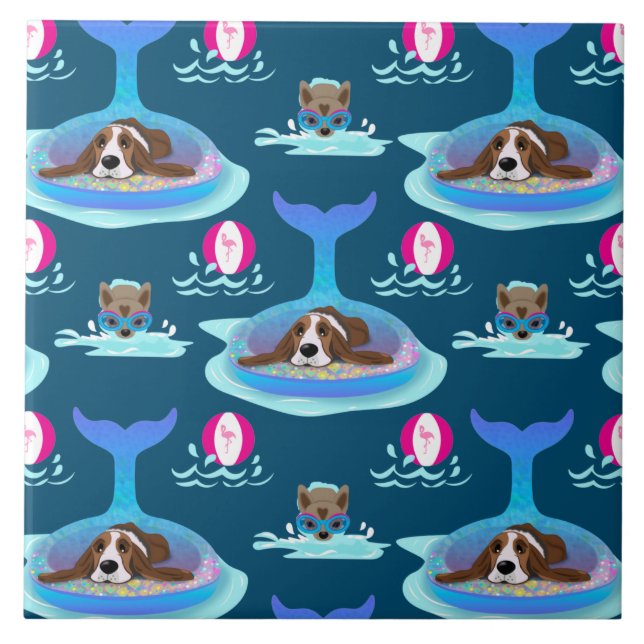 Dog Days Of Summer Tile (Front)