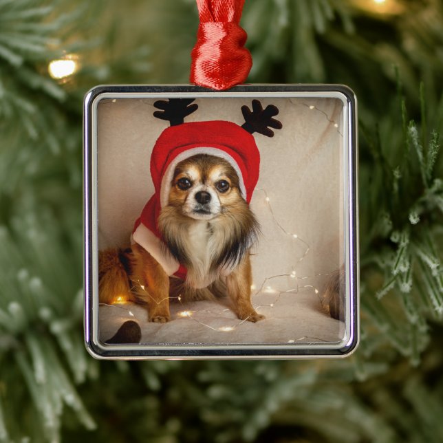 Dog Deer Metal Tree Decoration (Tree)