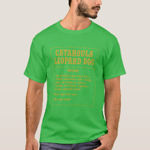 Dog Definition Dog Breed Catahoula Leopard Dog gif T-Shirt