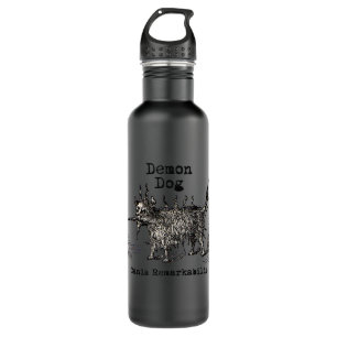 Dog Demon Vintage Funny Cute 710 Ml Water Bottle