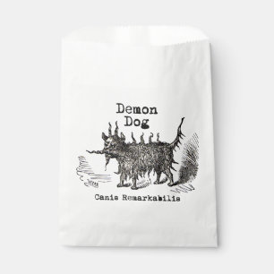 Dog Demon Vintage Funny Cute Favour Bags
