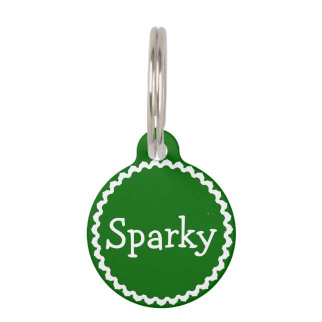 Dog Design Pet Tag (Front)