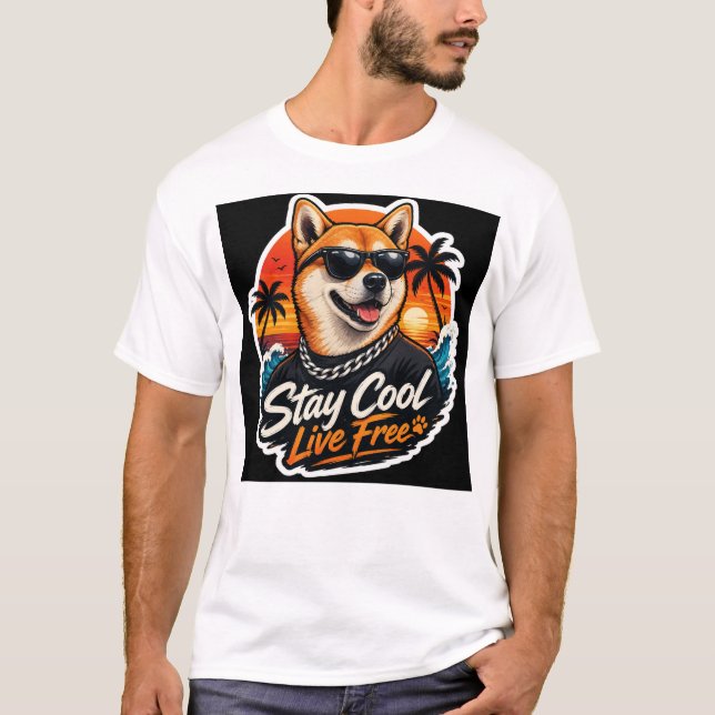 dog design T-Shirt (Front)