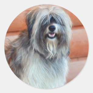 Dog Designs for Pet-lovers Classic Round Sticker