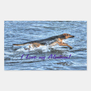 Dog Designs for Pet-lovers Rectangular Sticker