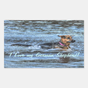 Dog Designs for Pet-lovers Rectangular Sticker