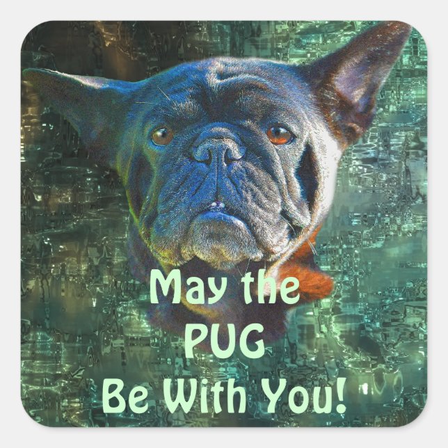 Dog Designs for Pet-lovers Square Sticker (Front)