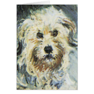 Dog Detail from Claude Monet Painting