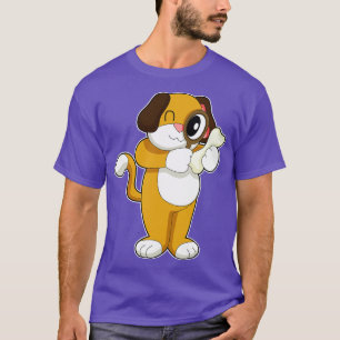 Dog Detective Magnifying glass T-Shirt