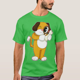 Dog Detective Magnifying glass T-Shirt