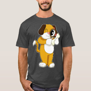 Dog Detective Magnifying glass T-Shirt