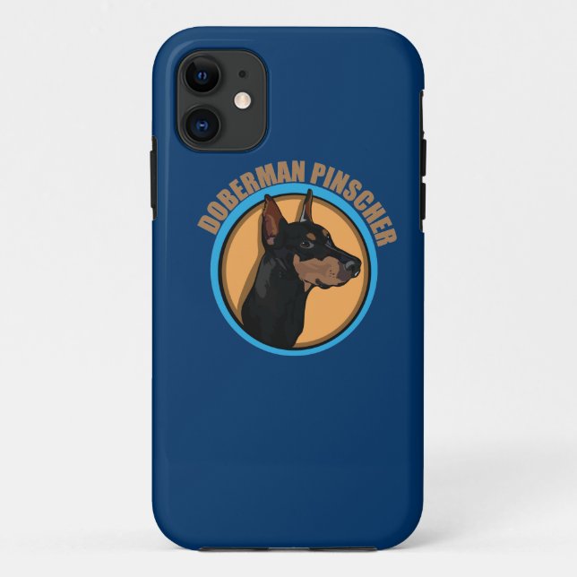 Dog doberman pinscher Case-Mate iPhone case (Back)