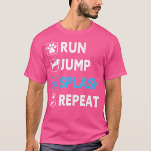 Dog Dock Jumping Dock Diving Dogs T-Shirt