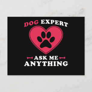 Dog Dog Expert Postcard