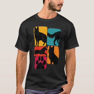 Dog dogs Retro Design T-Shirt