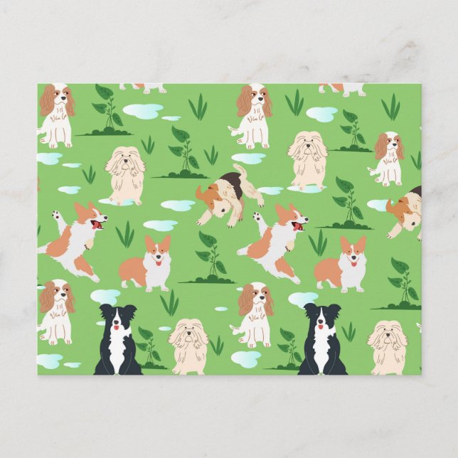 Dog Doodles Postcard (Front)