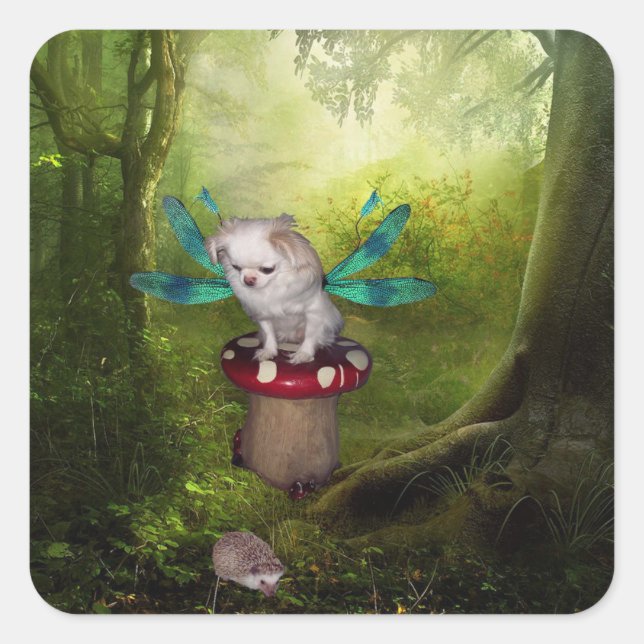 Dog Dragonfly and Hedge Hog Stickers (Front)