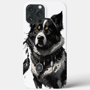 dog, dreamcatcher, amulet, talisman, iPhone 13 pro max case