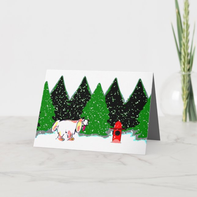 Dog Dreams ~ Holiday Card (Front)