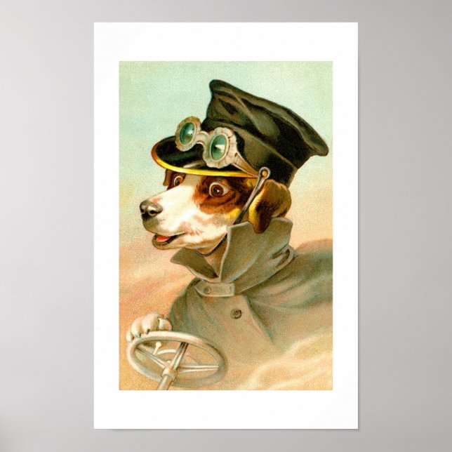 Dog driving poster (Front)