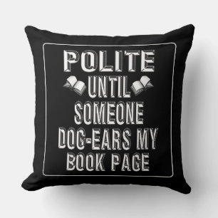 Dog Ear Books Humor Cushion