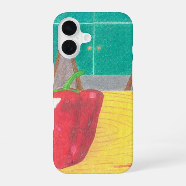 Dog ears and pepper phone case (Back)