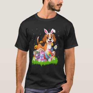 Dog Easter Egg Hunt Bunny Ear Dog Easter Sunday T-Shirt