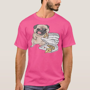 Dog Eating A Pizza T-Shirt