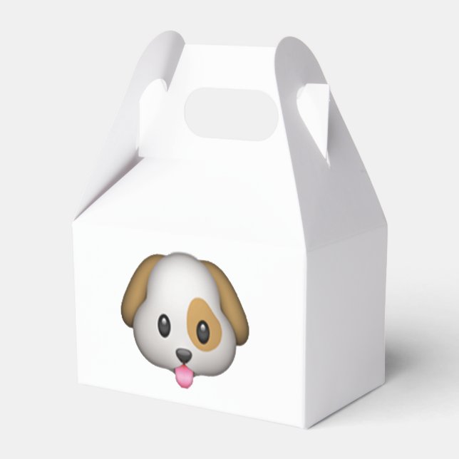 Dog - Emoji Favour Box (Back Side)