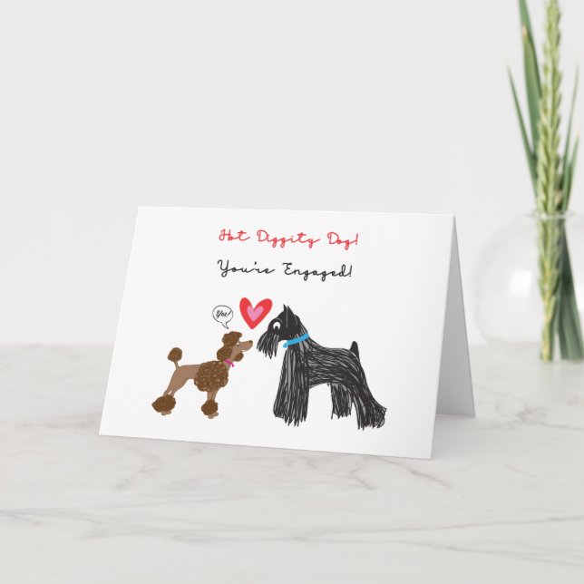 Dog Engagement Card (Front)