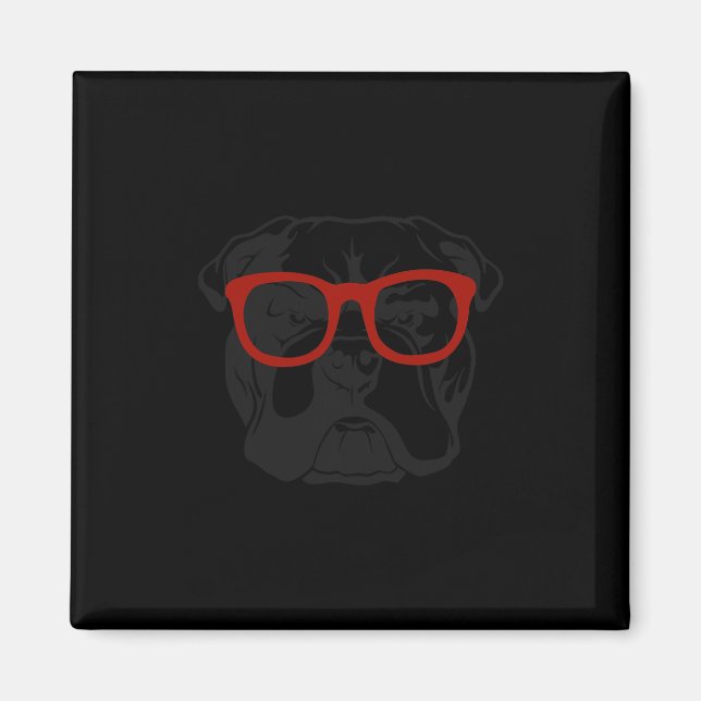Dog English Bulldog  Magnet (Front)