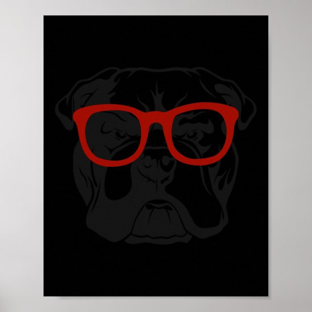 Dog English Bulldog  Poster (Front)