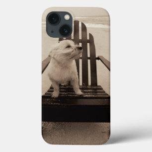 Dog Enjoying the Beach iPhone 13 Case