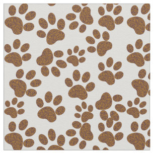 Dog Fabric Paw Prints