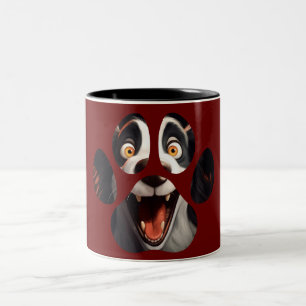 Dog Face Dog Paw Coffee Mug