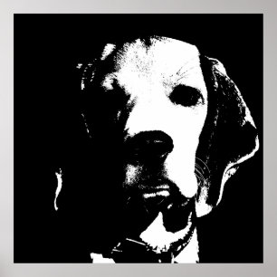 Dog face poster