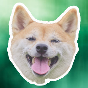 Dog Face Sticker, Dog Lover Gifts, Custom Face