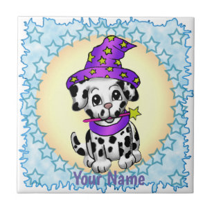 Dog fairy wizard  tile