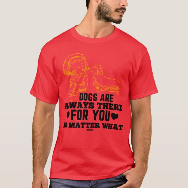 Dog faithful friend Pet funny T-Shirt (Front)