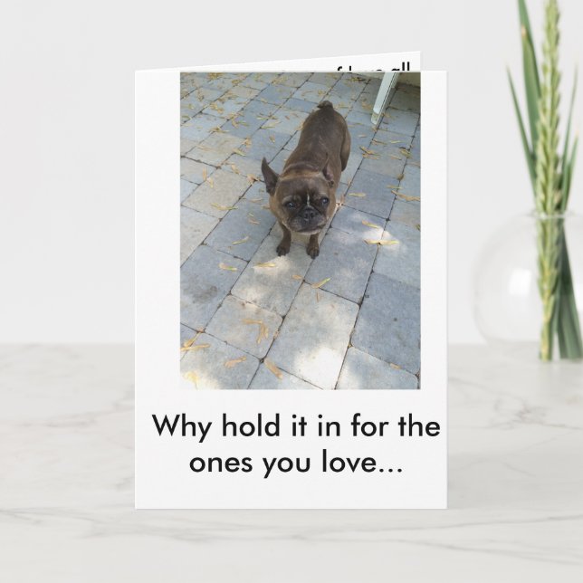 Dog Fart Card (Front)