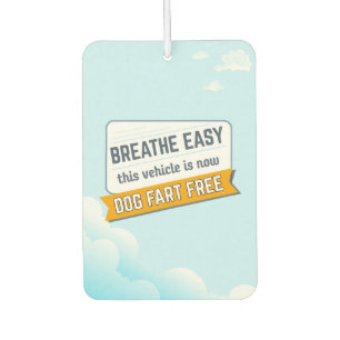 Dog Fart Free Funny Dog Parent Gift Car Air Freshener